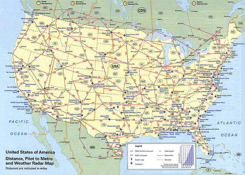 distance maps for driving